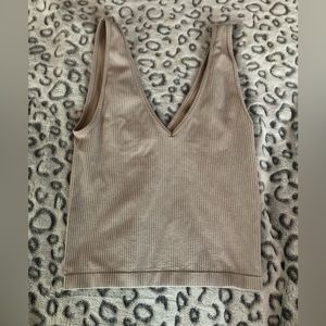 Forever 21 Beige Tank Top